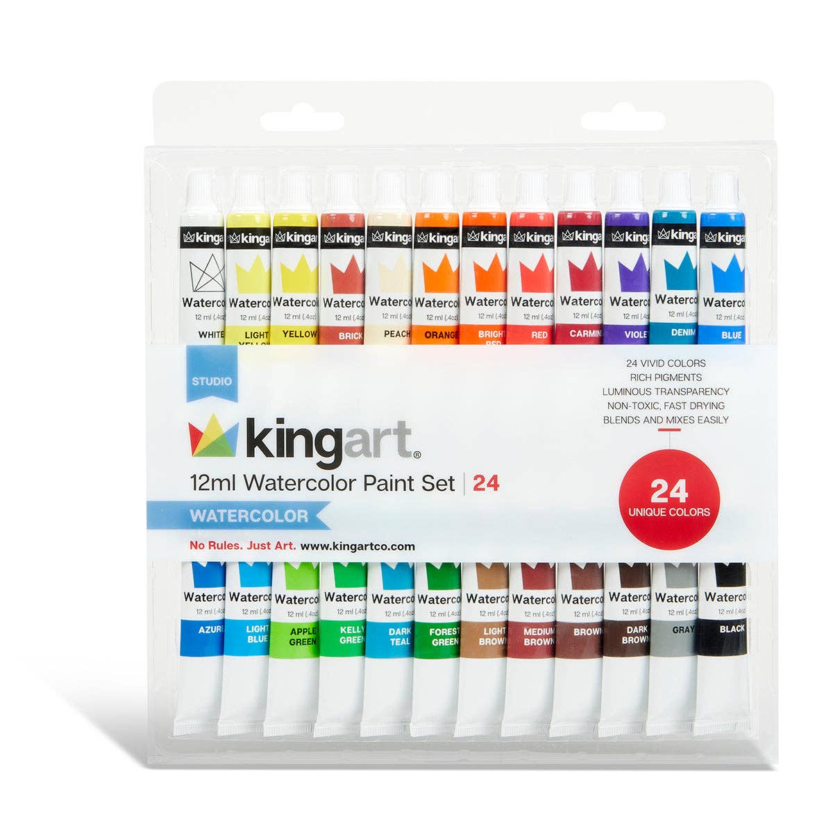 Watercolor Paint 24 Colors - Gather Goods Co.