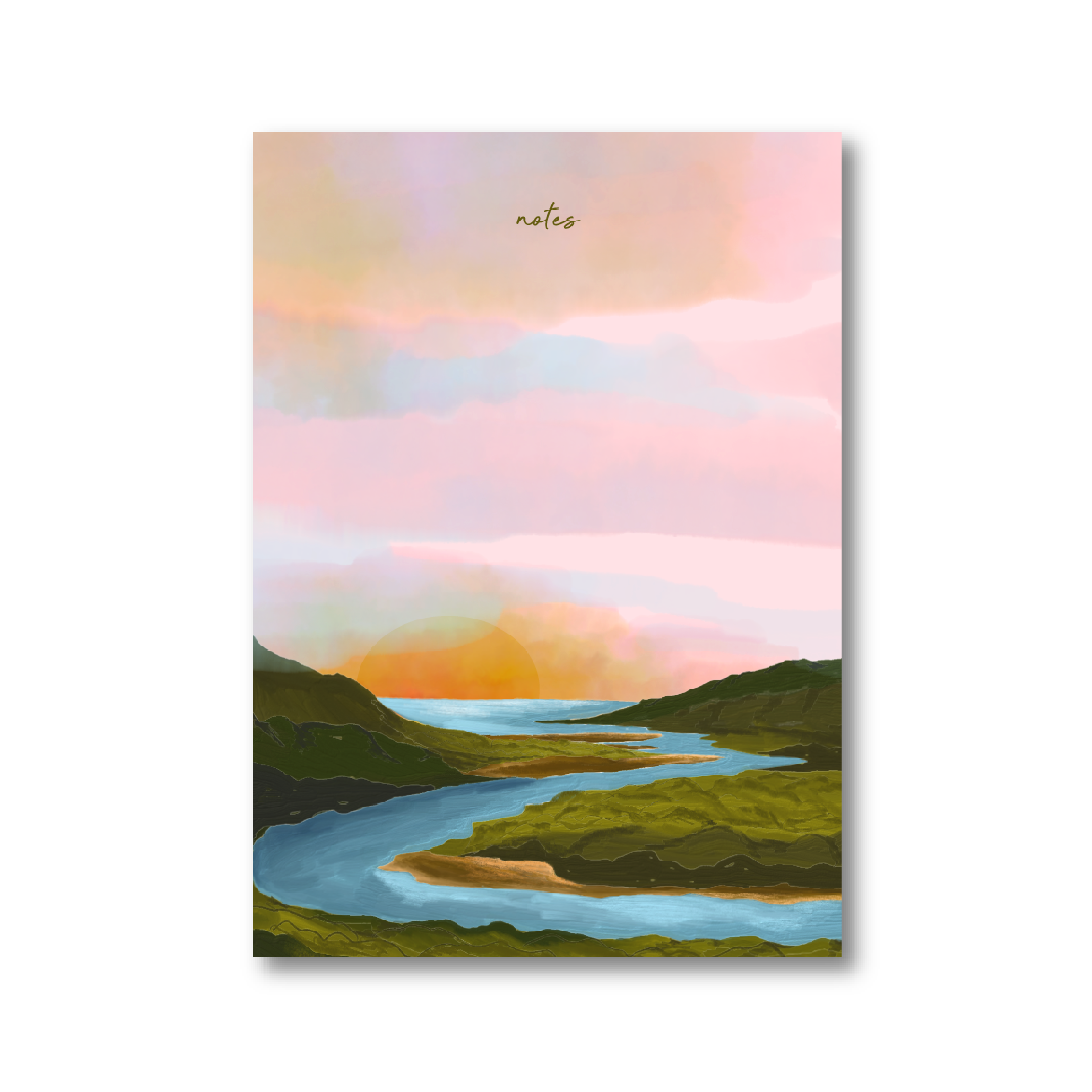 River & Ocean Notepad - Gather Goods Co.