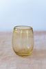 Amber Stemless Wine Glass