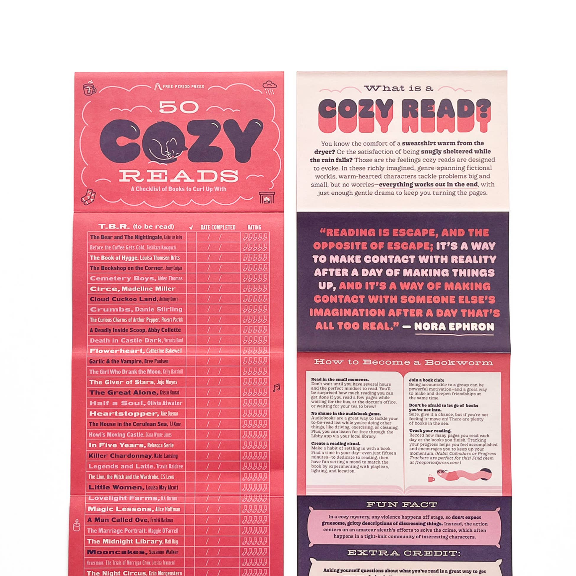 50 Cozy Reads: A Checklist of Books to Curl Up With - Gather Goods Co.