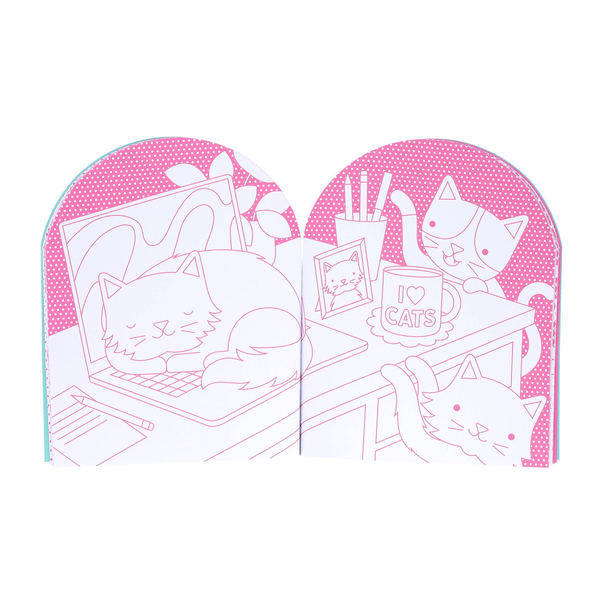 Cats Coloring Book + Stickers - Gather Goods Co.