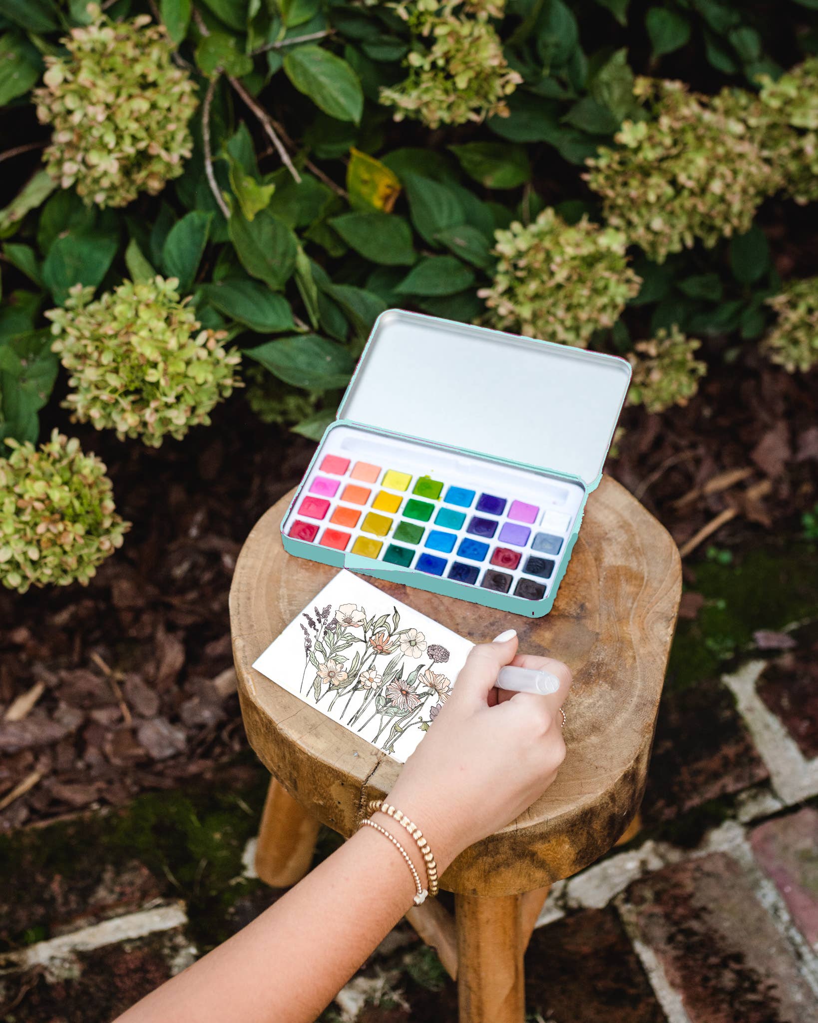 English Countryside watercolor painting kit - Gather Goods Co.