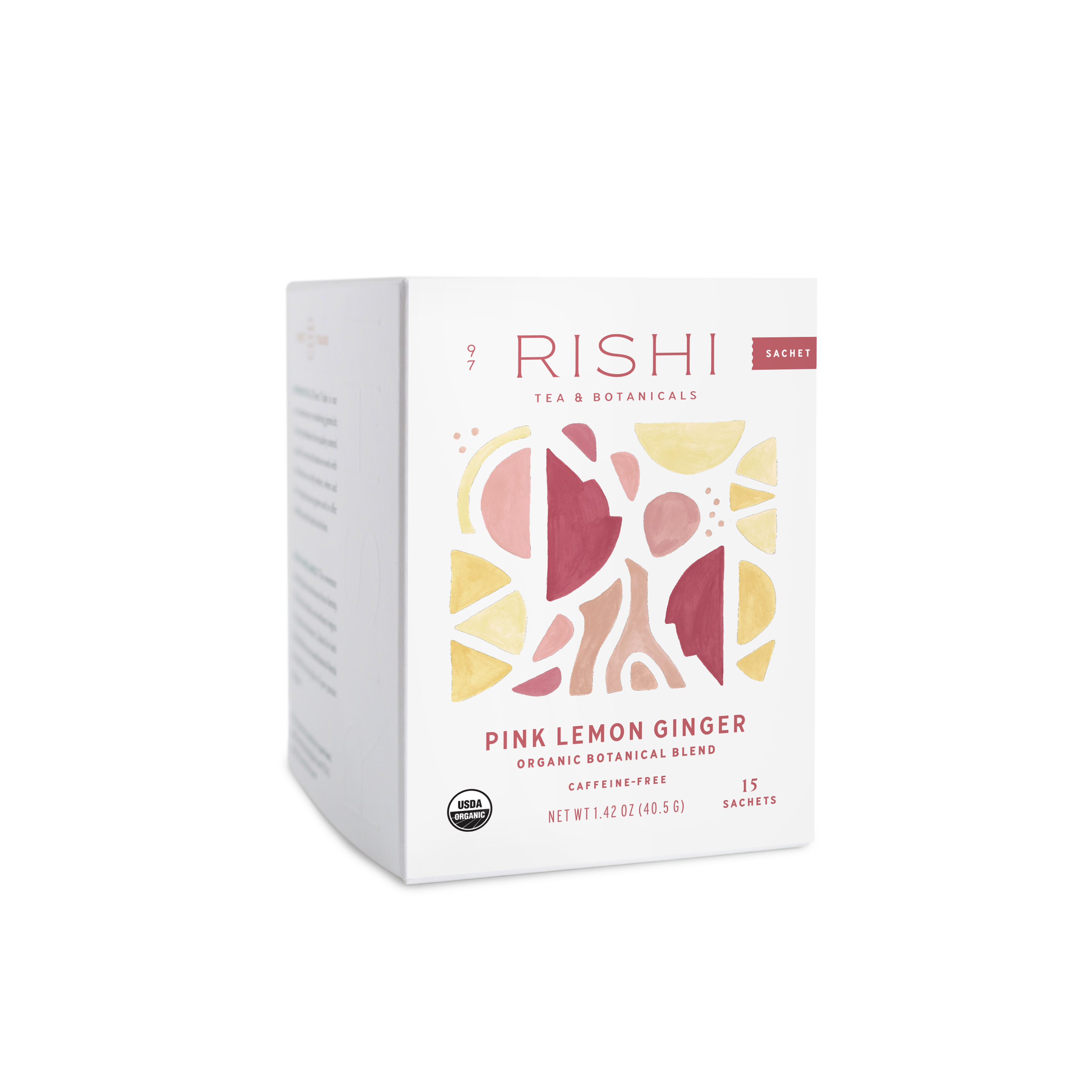 Pink Lemon Ginger Organic Herbal Tea Sachets - Gather Goods Co.