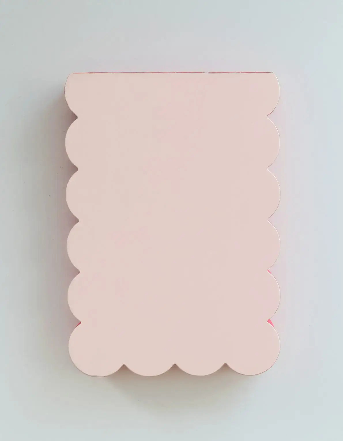 Scalloped Shaped Notepad | Peach + Persimmon Edge - Gather Goods Co.