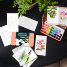 Zinnia Garden watercolor painting kit - Gather Goods Co.