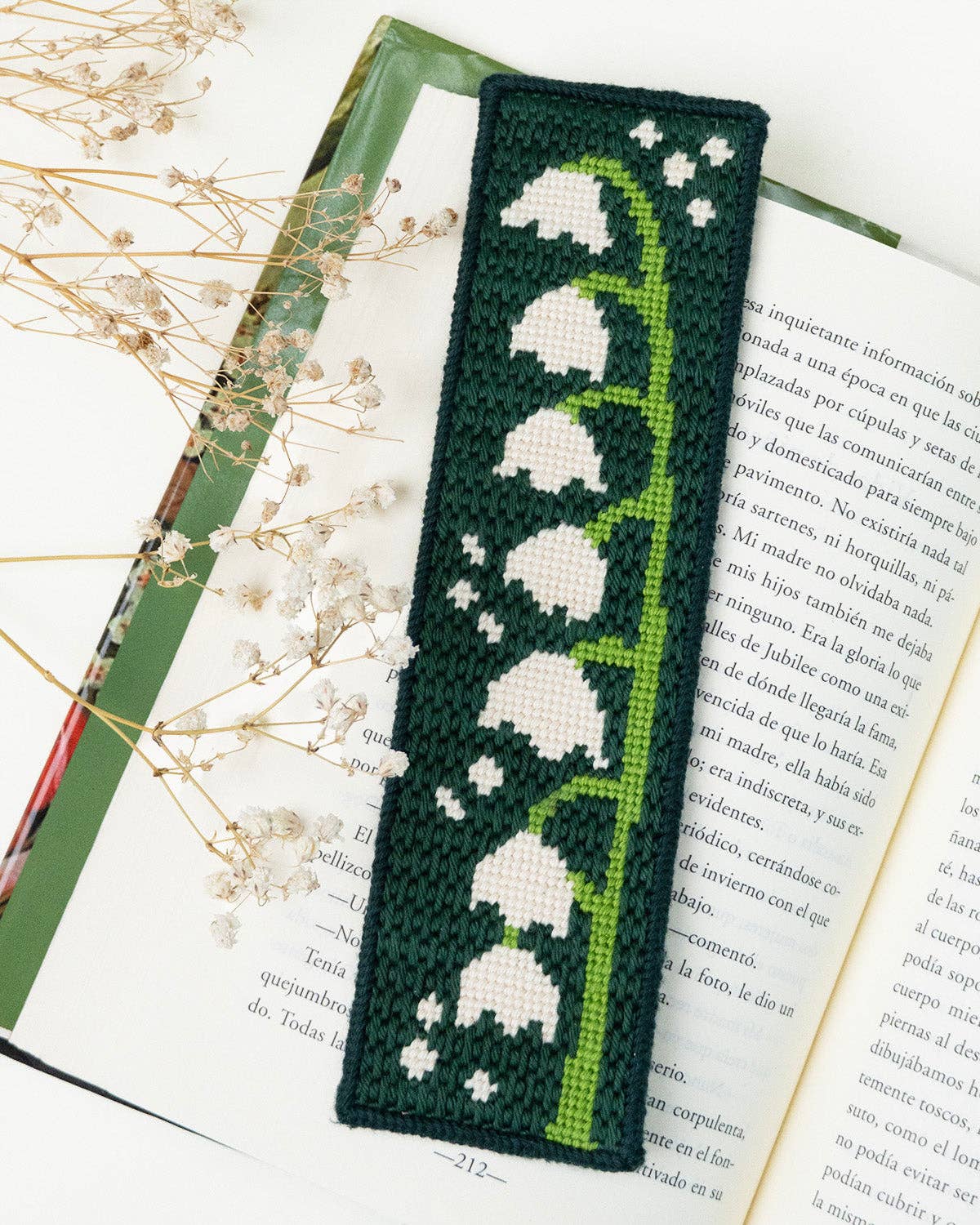Lily of the Valley Bookmark Needlepoint Kit - Gather Goods Co.