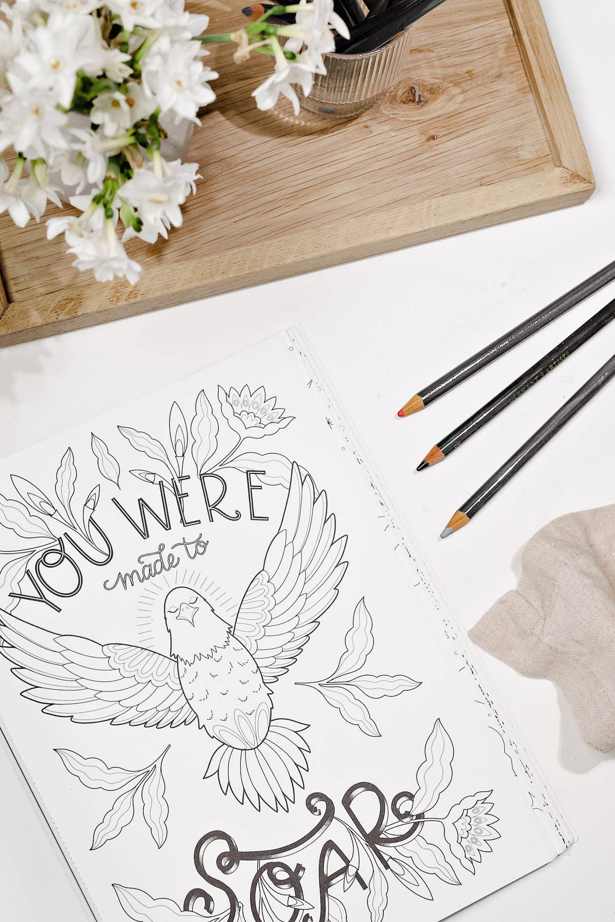 You are Made of Magic: Coloring book with Affirmations - Gather Goods Co.