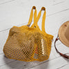 Reusable Net Shopping Bag in Gold