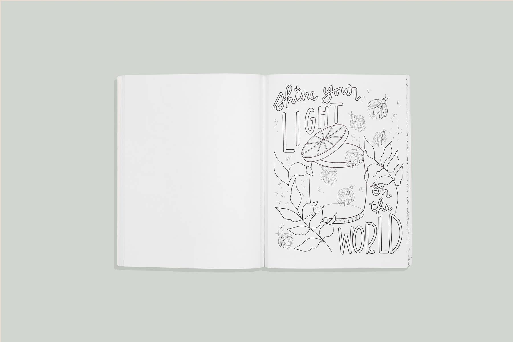 You are Made of Magic: Coloring book with Affirmations - Gather Goods Co.