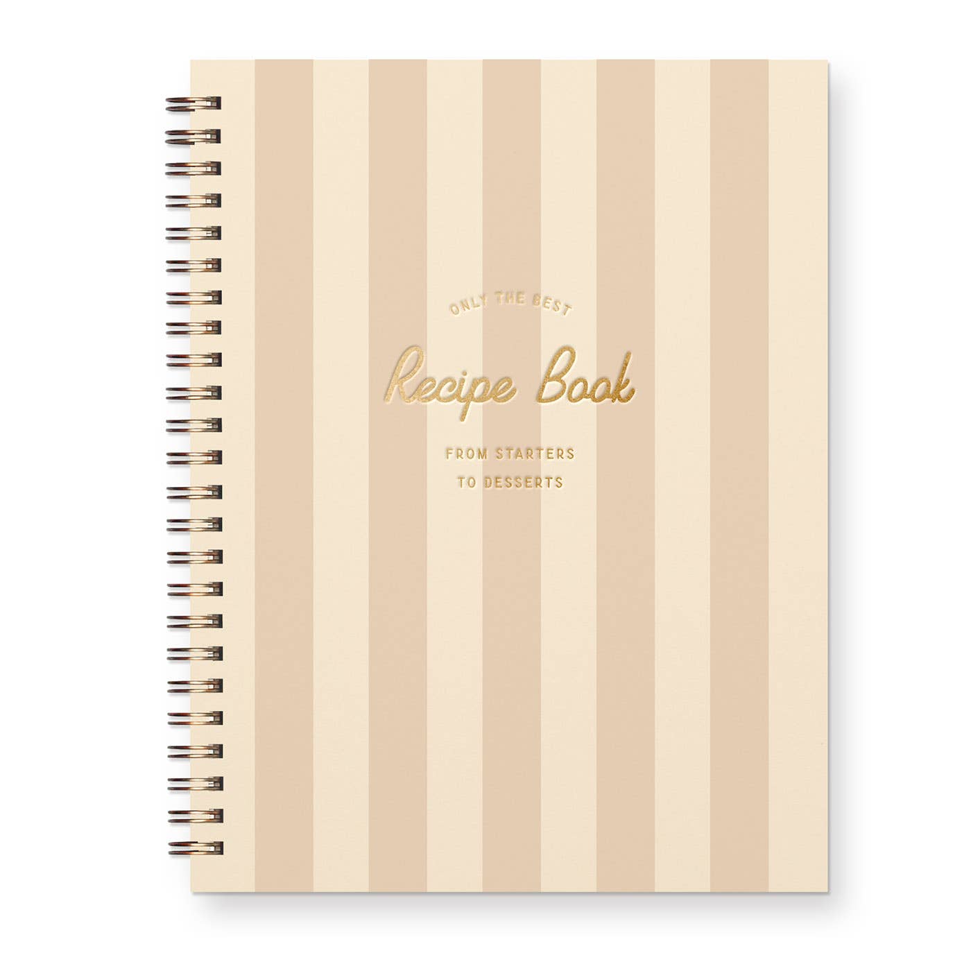 Only The Best Striped Recipe Book - Gather Goods Co.