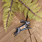 Iron-on patch, lucky rabbit's foot - 4.3" x 2.8" - Gather Goods Co.