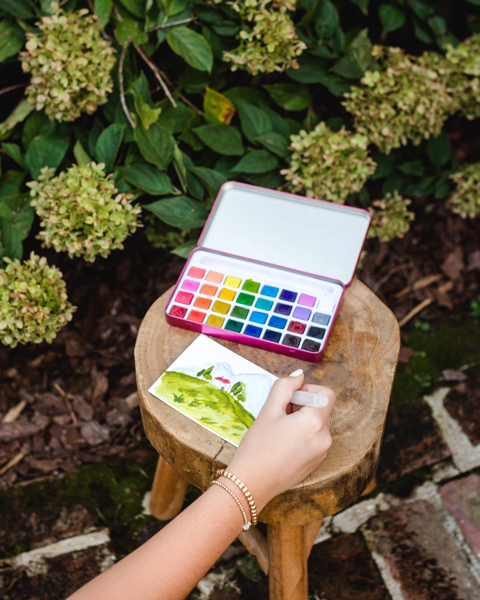 Cape Harbor watercolor painting kit - Gather Goods Co.