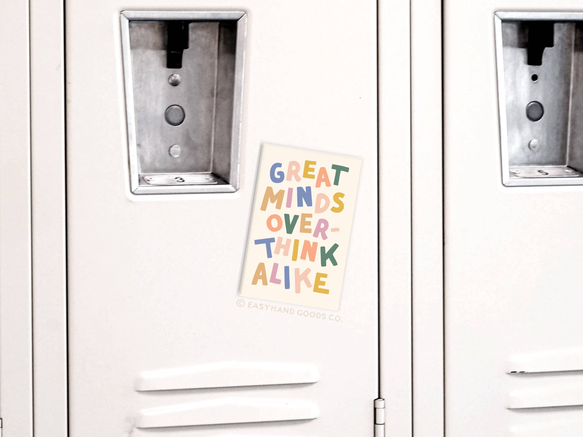 Great Minds Overthink Alike Refrigerator Magnet - Gather Goods Co.