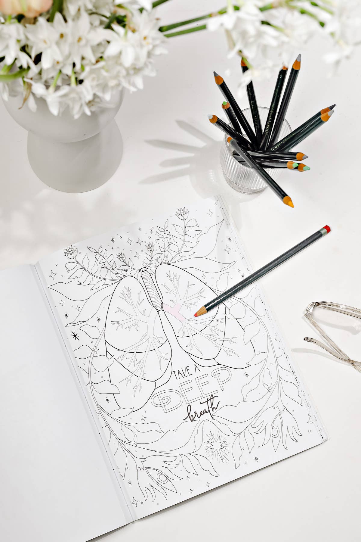 You are Made of Magic: Coloring book with Affirmations - Gather Goods Co.