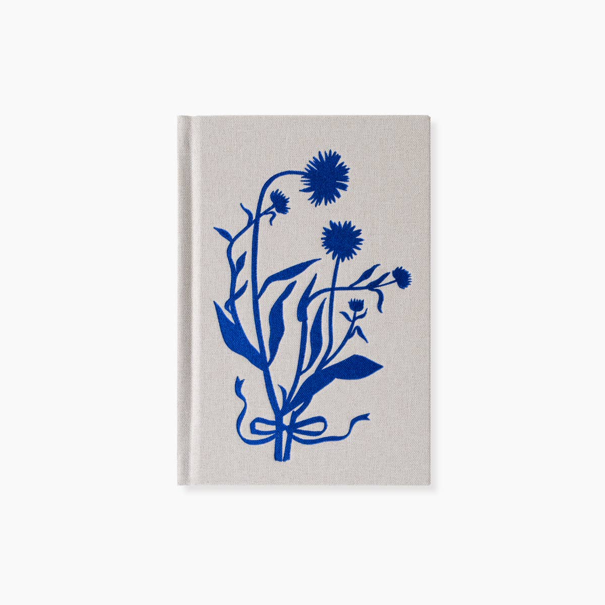BLUE FLORA | MINI LINEN BOUND JOURNAL - Gather Goods Co.