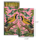 Match Box - Yellow Bird and Pink Art - Gather Goods Co.