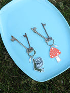 Snail Keychain, Purse Charm, Metal enamel - Gather Goods Co.