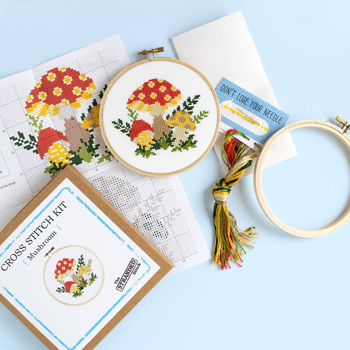Evil Eye Cross Stitch Kit  - Gather Goods Co.
