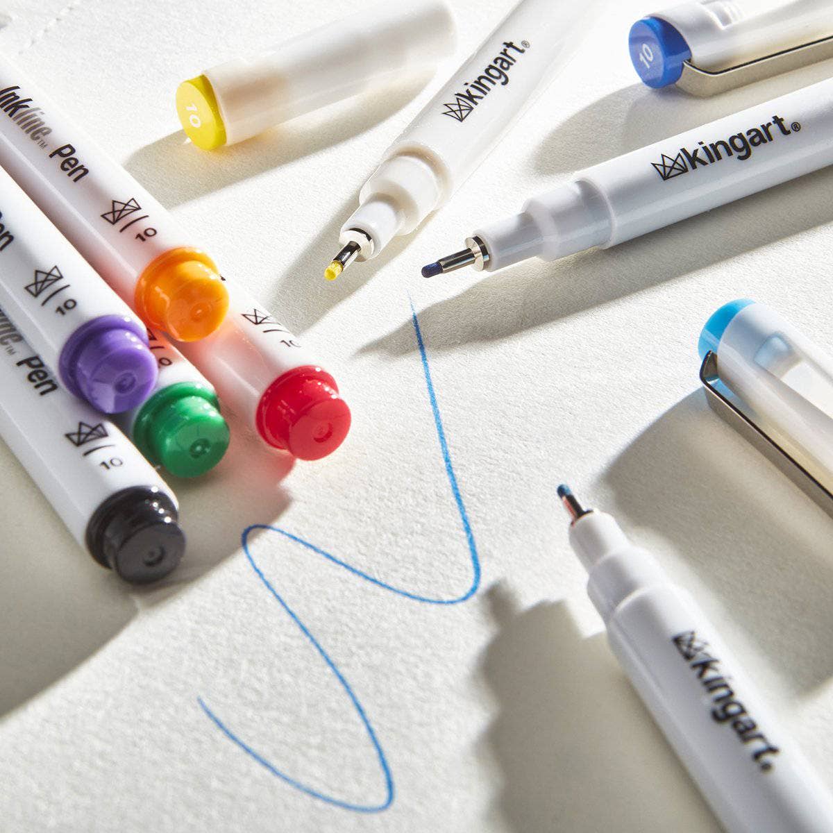 Inkline™ Fine Line Pens, 8 Colors Size 10 - Gather Goods Co.