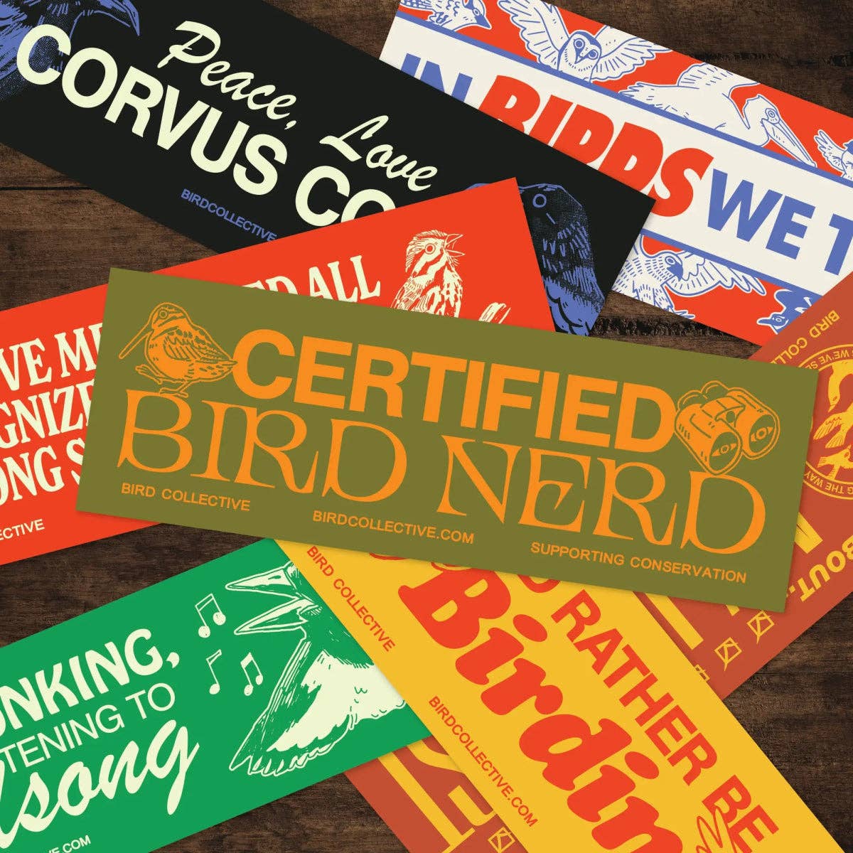 Bug Nerd Sticker Bird Nerd Sticker, Certified Bird Nerd Bumper Sticker - Gather Goods Co.