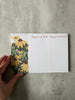 Flower Notepad, Need to Do Want to Do