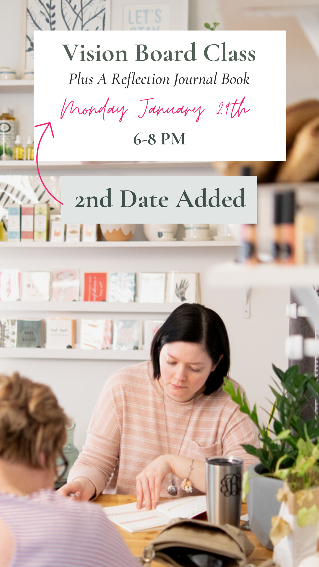 Vision Reflection Vision Board Class with Reflection Journal - 2nd date – Gather Goods Co.