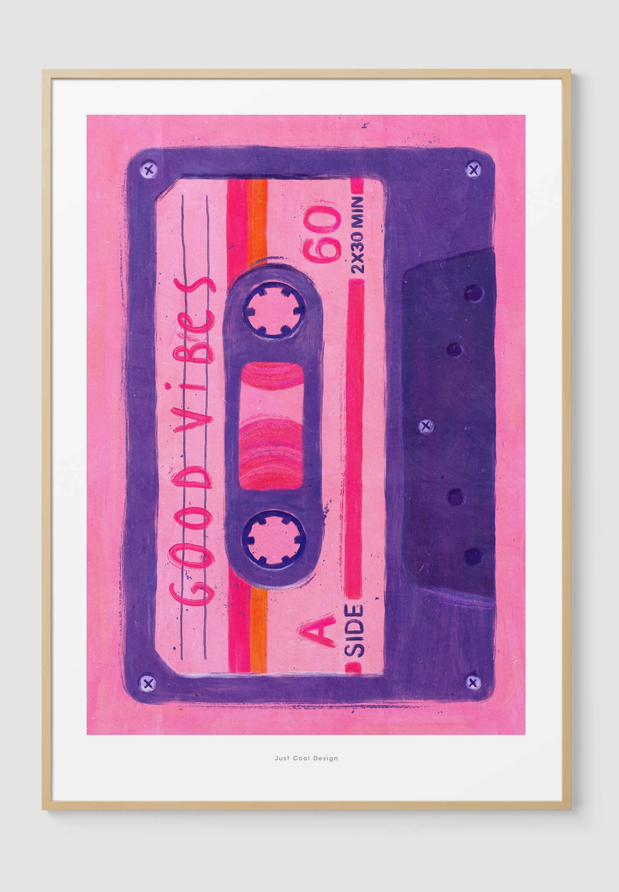 We Should Stick Together Cute Tape Pun Canvas Print / Canvas Art