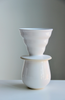 Handmade White Pour Over Coffee Dripper/Cup Set