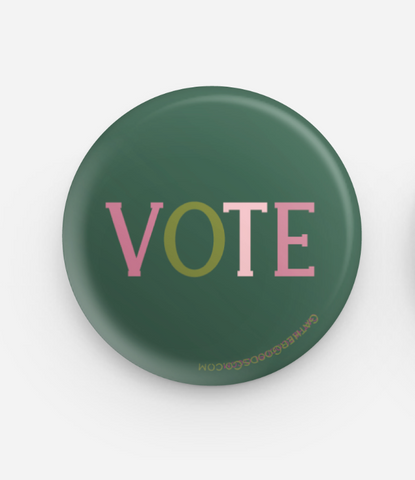 Vote, Button Pin
