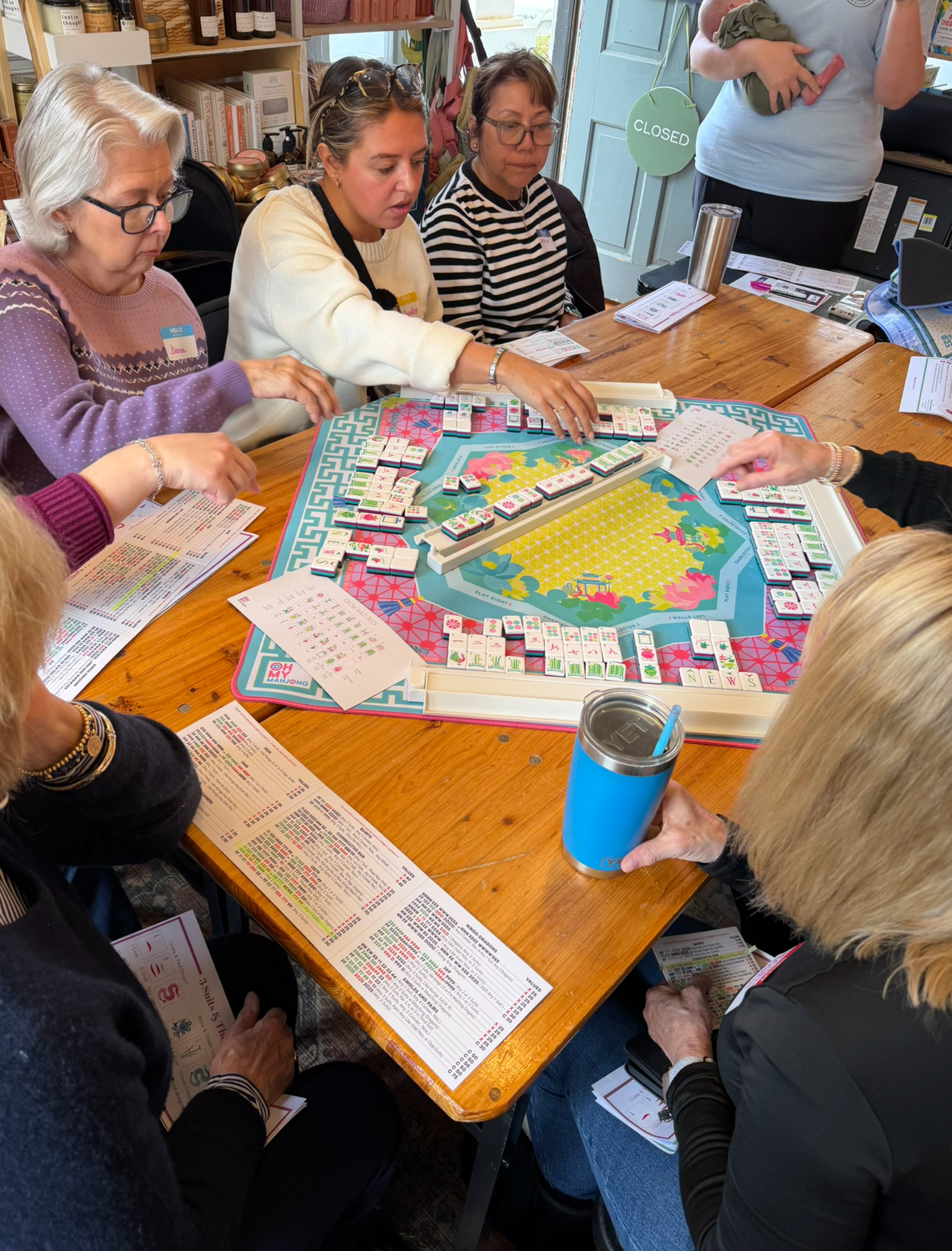 Mahjong Guided & Open Mahjong Play at Gather Goods Co: Beginners Encouraged Monday March 9 - Gather Goods Co.