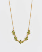 Oak Leaf Gold Choker Necklace - Gather Goods Co.