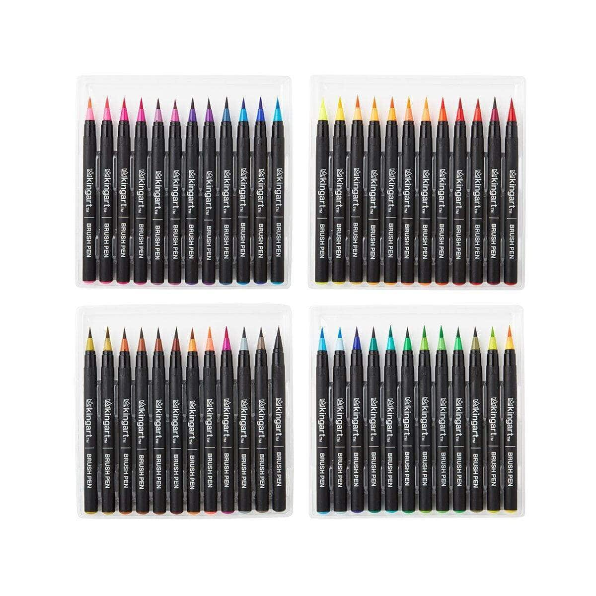 Real Watercolor Brush Pens 48 Colors - Gather Goods Co.