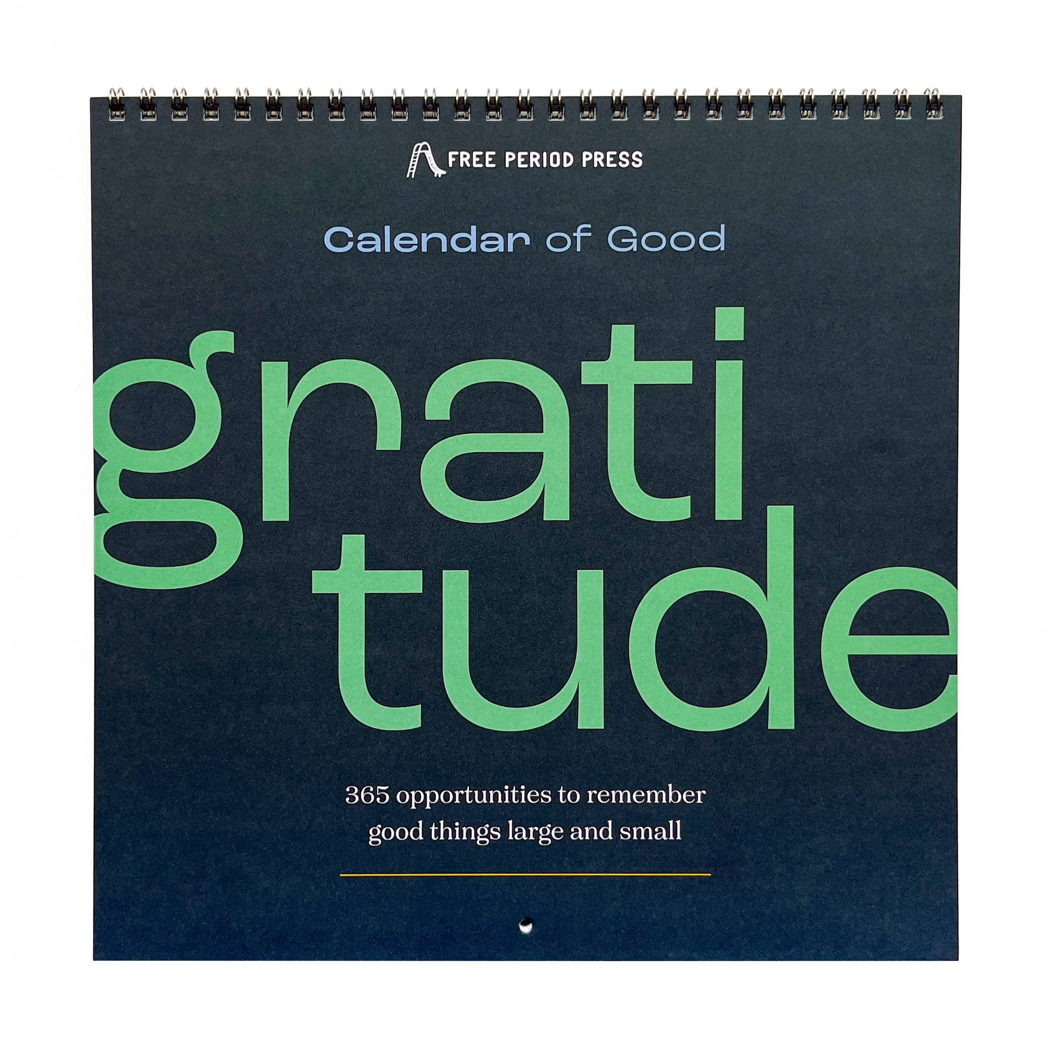 Good Rack Calendar Gratitude Calendar - Gather Goods Co.