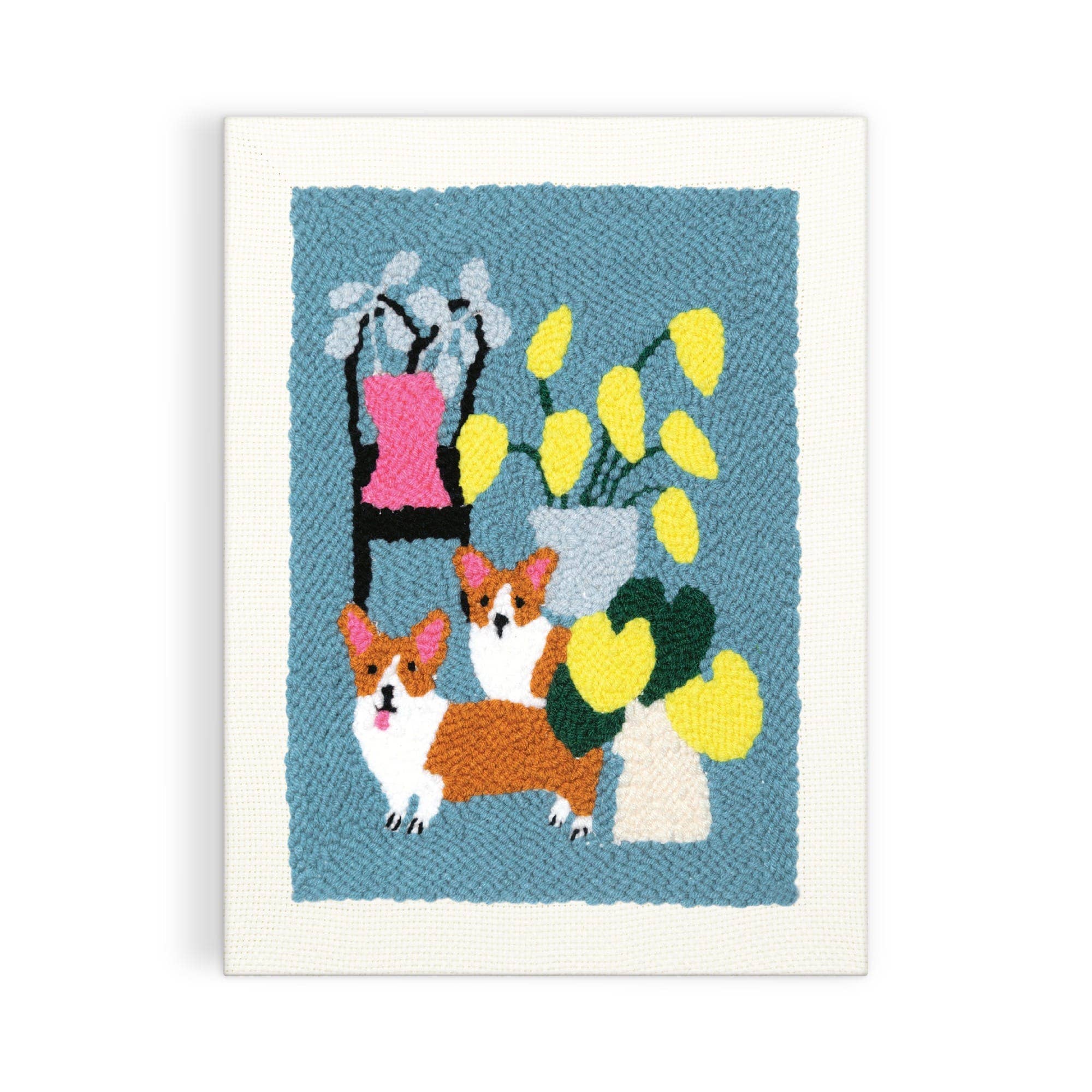 Corgi Friends Punch Needle Kit - Gather Goods Co.