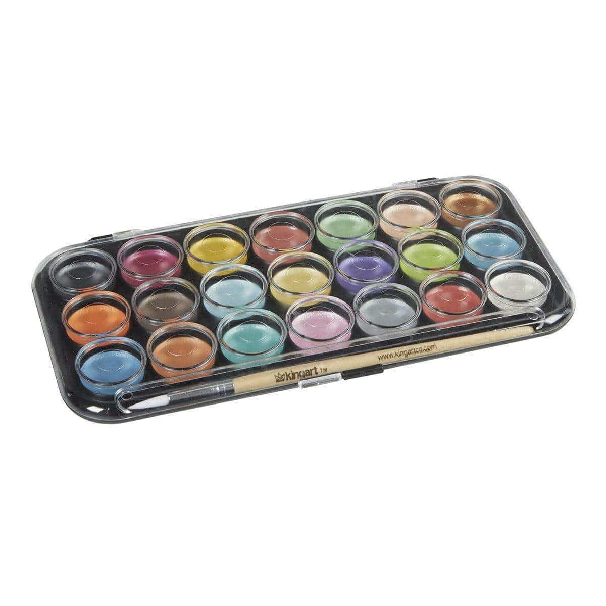 Watercolor Paint 21 Pearlescent Colors - Gather Goods Co.