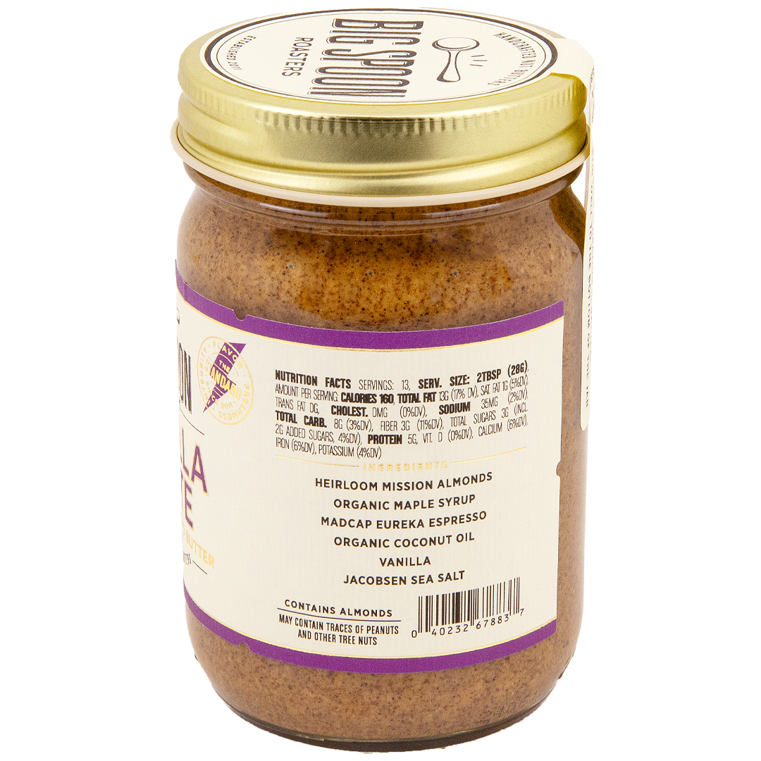 Vanilla Latte Almond Butter - Gather Goods Co.
