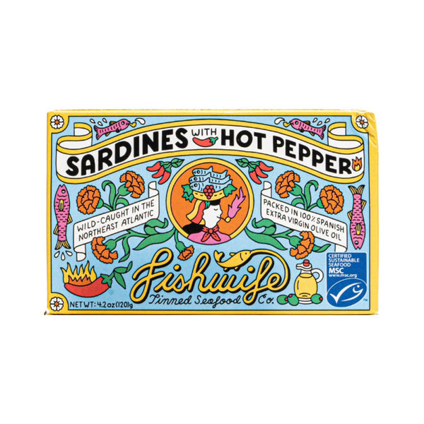 希少【ANTIHERO】8.36 THE SARDINE 鑑賞してました Sardines with Hot Pepper - Gather Goods Co.