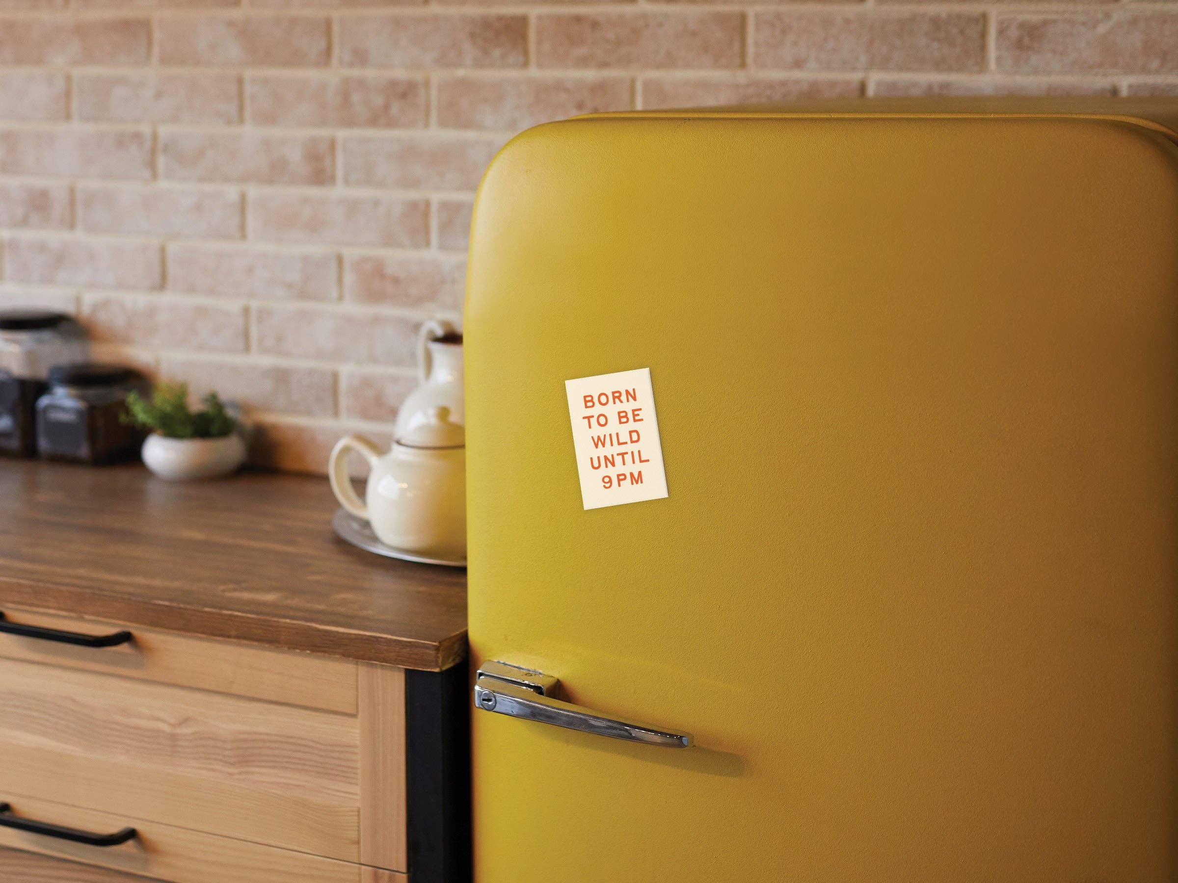 Born To Be Wild Refrigerator Magnet - Gather Goods Co.