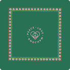 Mats: Dark Green with Pink Flowers - Gather Goods Co.