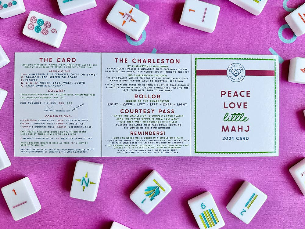 2025 Little Mahj Card - Gather Goods Co.