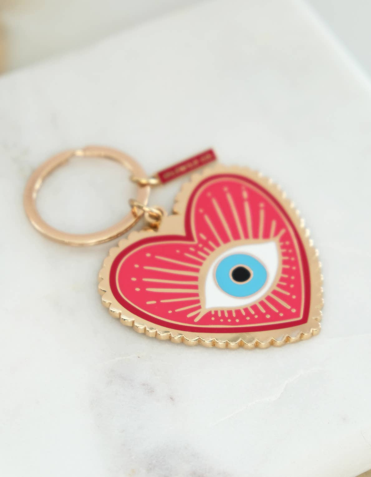 Enamel Keychain | Mind's Eye Heart - Gather Goods Co.