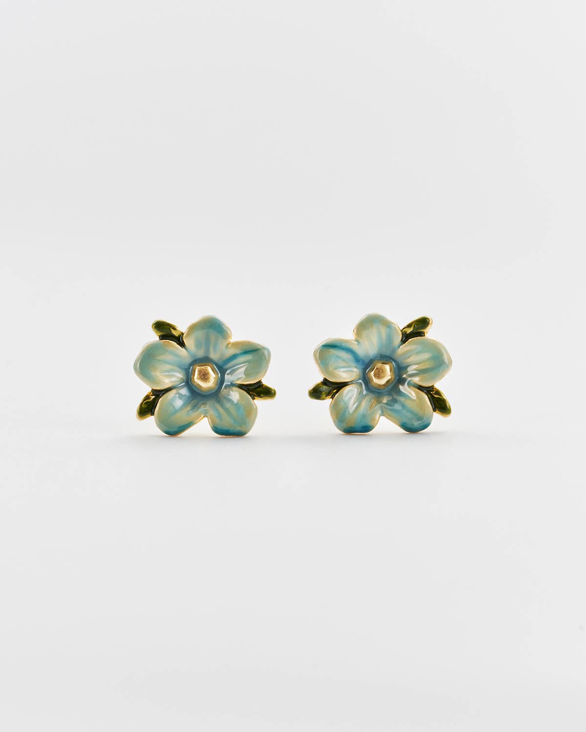 Forget Me Not Stud Earrings - Gather Goods Co.