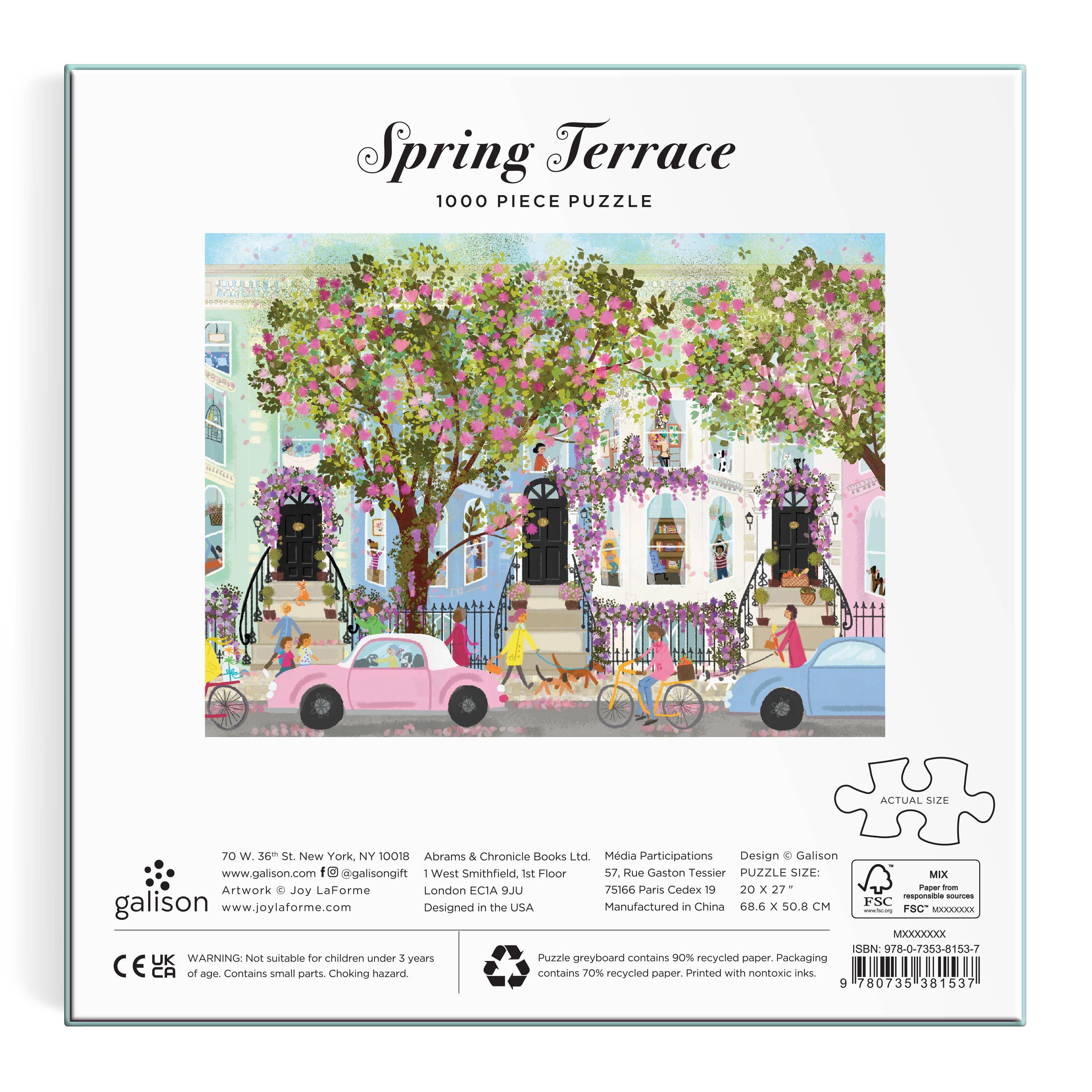 Joy Laforme Spring Terrace 1000 Piece Puzzle - Gather Goods Co.