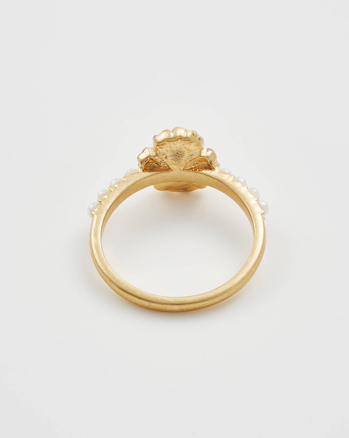 Pansy Pearl Ring - Gather Goods Co.