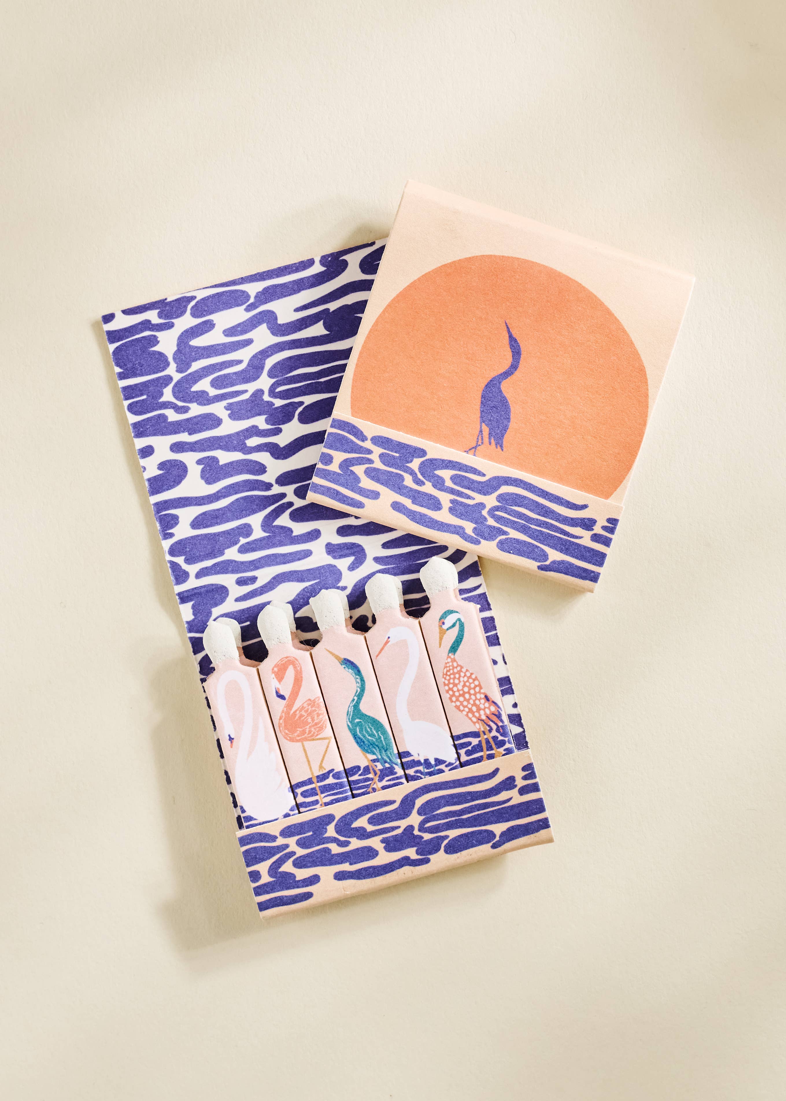 Tropical Sunset Birds Printed Matchbook - Gather Goods Co.