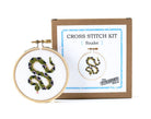 Snake DIY Mini Cross Stitch Kit - Gather Goods Co.