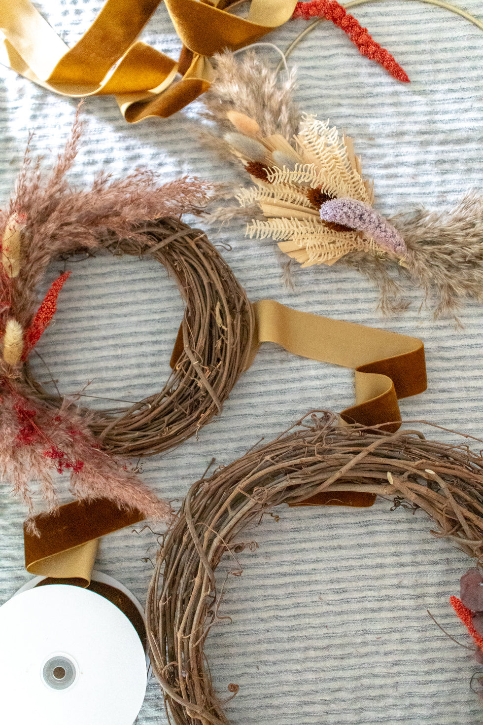 Dried Flower Wreath Making Class Gather Goods Co.