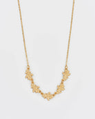 Oak Leaf Gold Choker Necklace - Gather Goods Co.