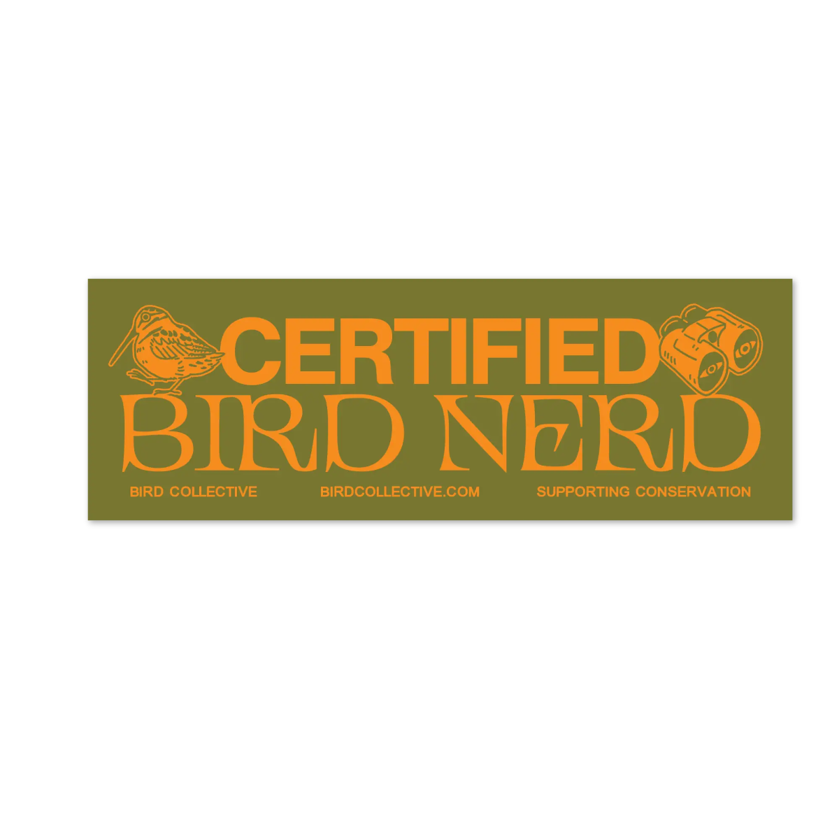 Bug Nerd Sticker Bird Nerd Sticker, Certified Bird Nerd Bumper Sticker - Gather Goods Co.