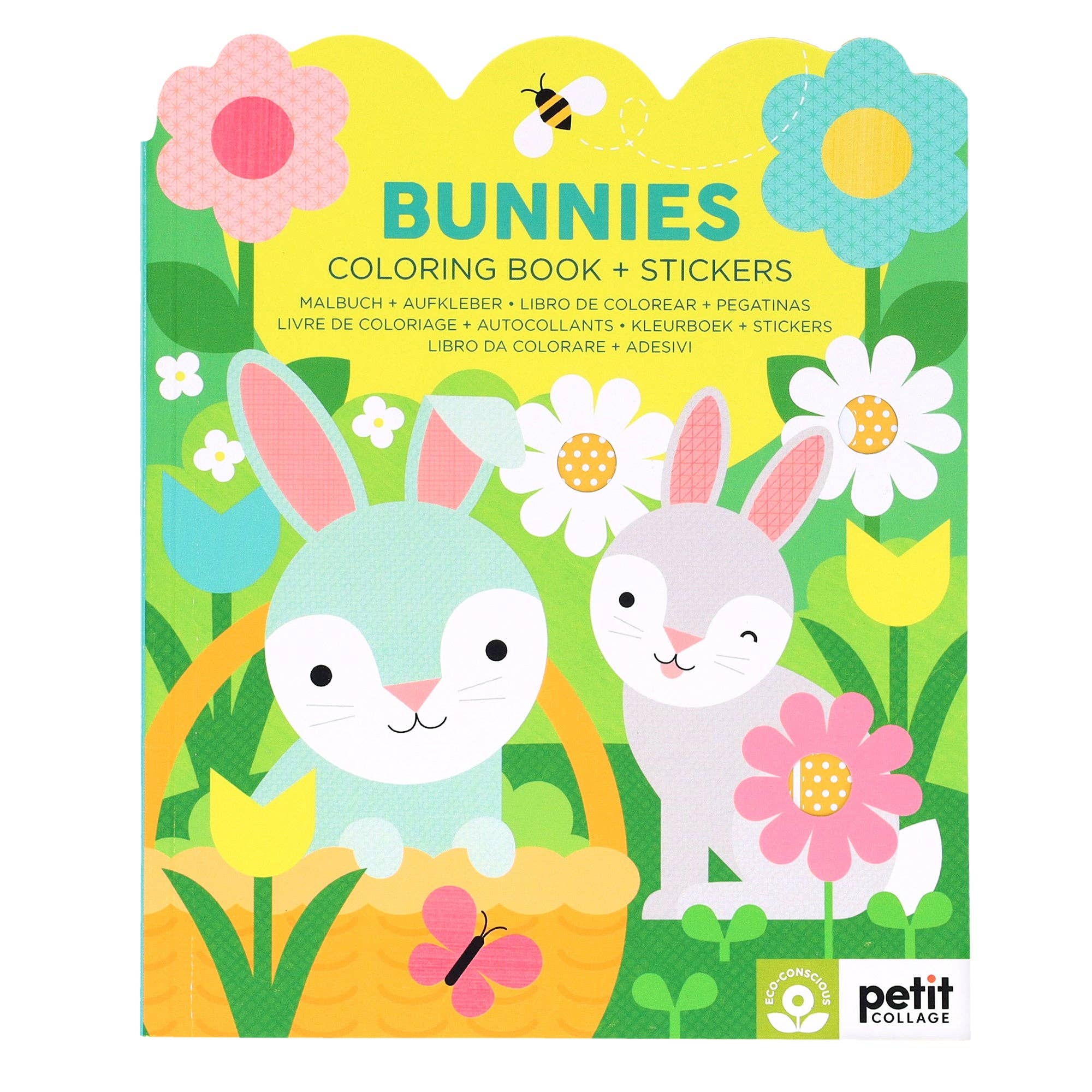 Bunnies Coloring Book + Stickers - Gather Goods Co.